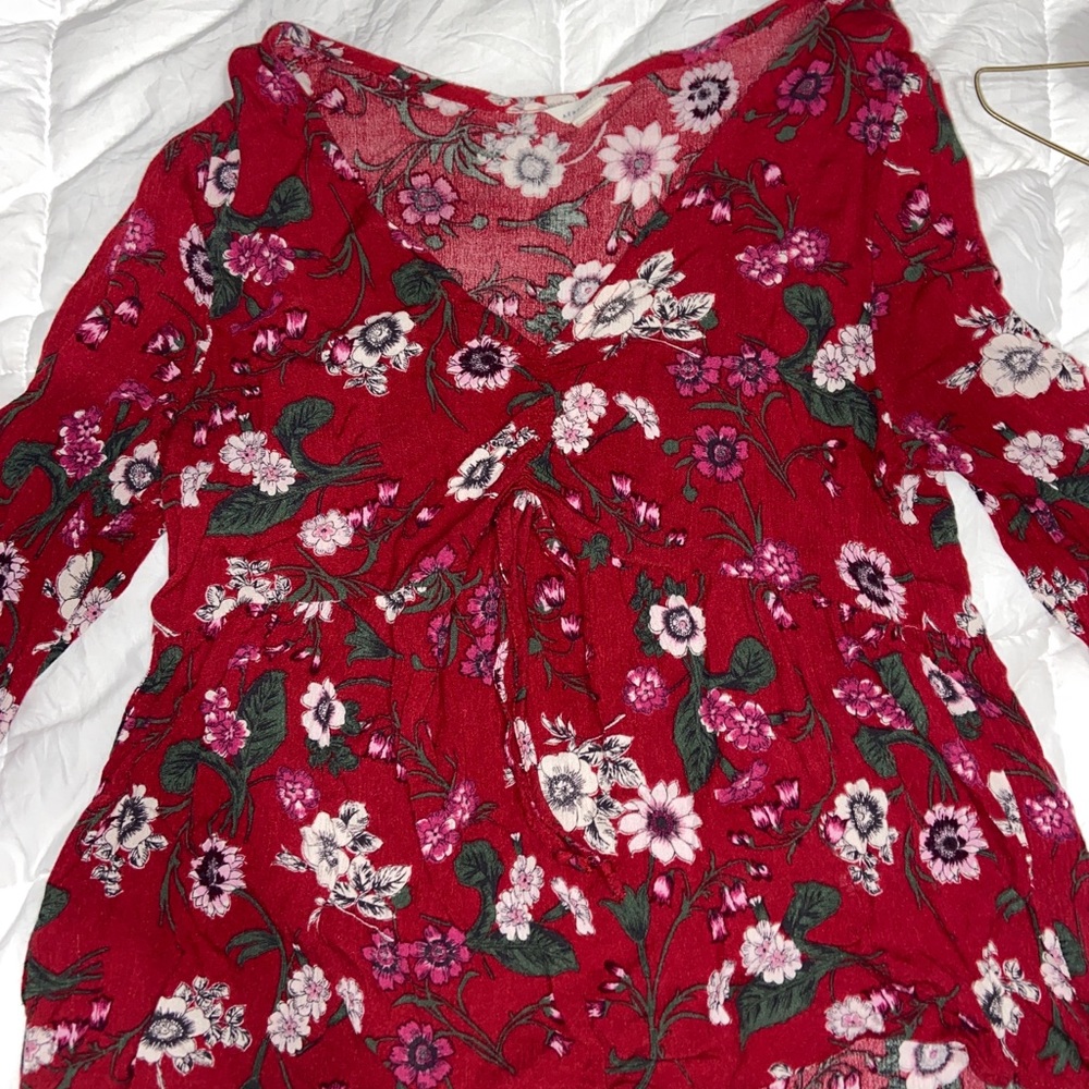 Aeropostale Fancy Red Top